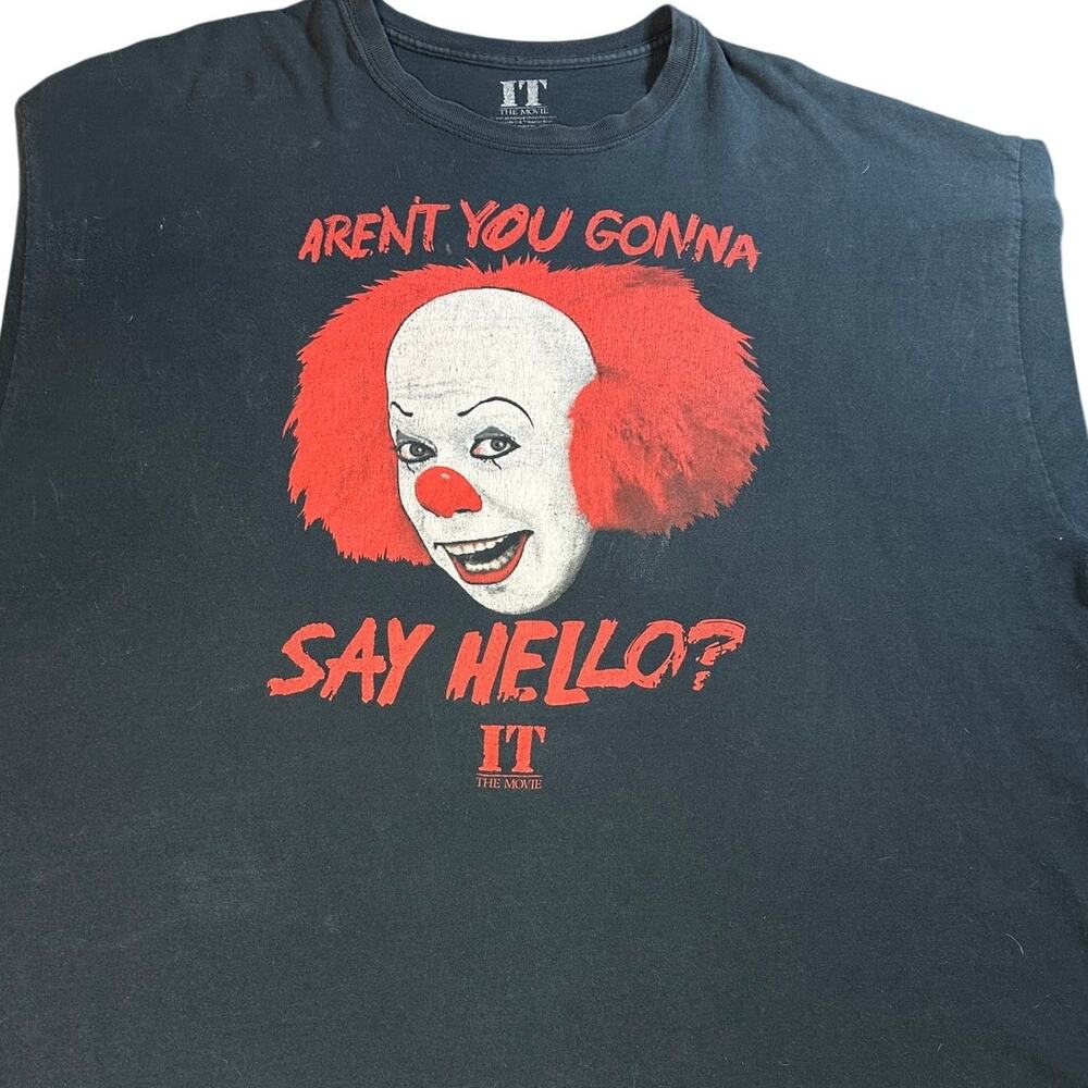 IT Movie Pennywise Aren’t You Gonna Say Hello Shirt XXXL Horror Tee